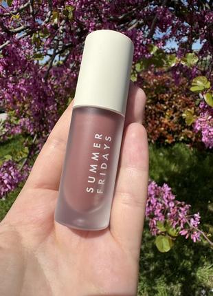 Нове масло для губ summer fridays dream lip oil відтінок soft mauve