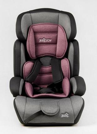 Автокрісло joy 9-36 кг grey/pink (36800)2 фото