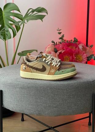 Найк джордан ретро кеди nike jordan 1 retro low og zion williamson voodoo2 фото