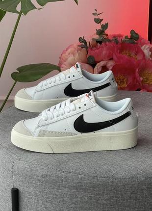 Найк блейзер лов платформ кеди nike blazer low platform