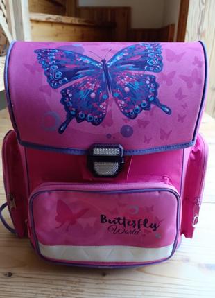Ранец рюкзак каркасный butterfly