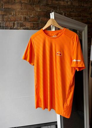 Ellesse men’s short sleeve sport t-shirt logo orange спортивна футболка
