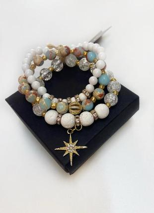 Браслети з натуральними каменями 3 в 11 фото