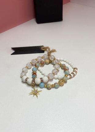 Браслети з натуральними каменями 3 в 13 фото