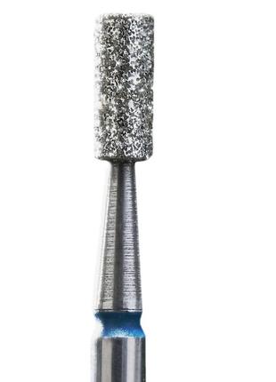 Фреза алмазная цилиндр staleks fa20b025/6, диаметр 2,5 мм, синяя насечка