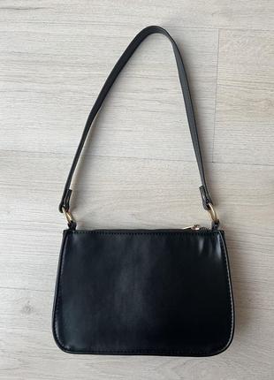 Чорна сумочка сумка клатч кросбоді sinsay черная сумка