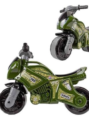 Мотоцикл-толокар technok toys военный 5507