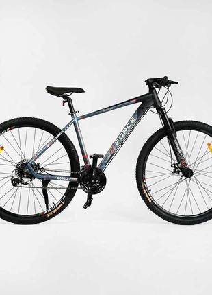 Велосипед спортивний corso "x-force" 29" xr-29047 (1) рама алюмінієва 19`, обладнання shimano altus, 24