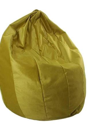 Гр крісло-мішок "груша" 207000416 пінополістеролова кулька, тканина велюр, колір лайм "homefort"