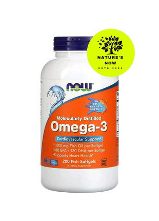Now foods омега 3/omega 3 — 200 капсул із риб'ячого желатину
