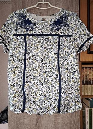 Блузка с вышивкой, 16 размер