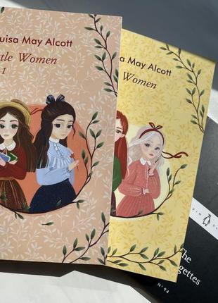 Комплект книг маленькі жінки англійською little women, part 1  & 2. луїза мей олкотт + the suffragettes у подарунок