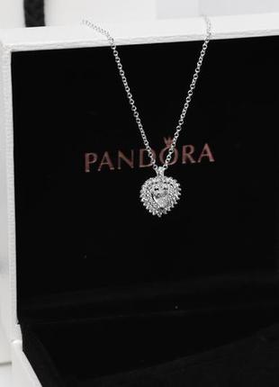 Pandora підвіска "сяюче серце з ореолом".