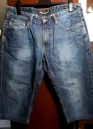 Брендовые джинсовые бриджи, стильные котоновые шорты