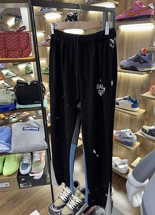 Штани gallery dept logo black / grey / blue