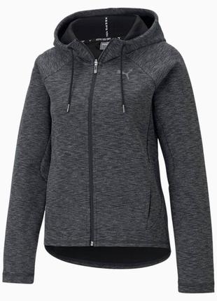 Оригинальное женское зип-худи puma «evostripe full-zip women's hoodie»