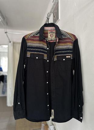 Чоловіча сорочка з вишивкою superdry | ціна 450 грн