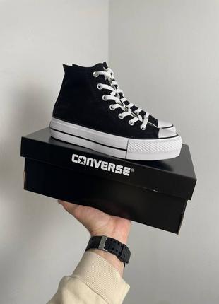 Кросівки кеди converse hight x chuck taylor platform black