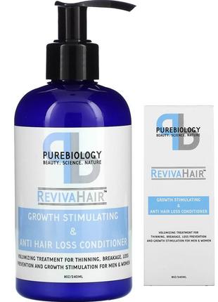 Pure biology revivahair кондиционер для стимуляции роста волос т выпадения волос 240 pbg-27504