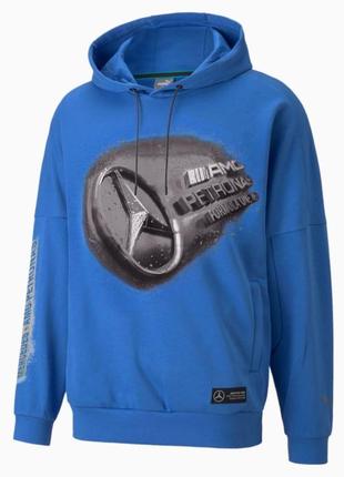 Оригинальное худи puma mercedes «f1 men's street hoodie»