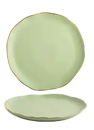Тарелка глубокая круглая 6781 21 см зеленая