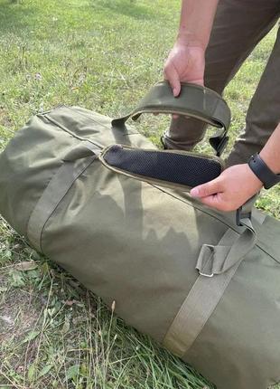 Тактичний баул для зсу cordura 1000d сумка тактична рюкзак система molle оксфорд топ 100 літрів6 фото