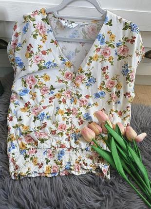 1+1=4🎈летняя цветочная блуза от dorothy perkins, размер s
