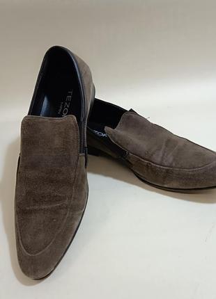 Туфли замшевые мужские tezoro, 42 размер, бу