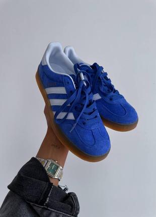 Кросівки adidas gazelle “indoor collegiate blue”  • виробник : в‘єтнам • матеріал : замш • розміри: