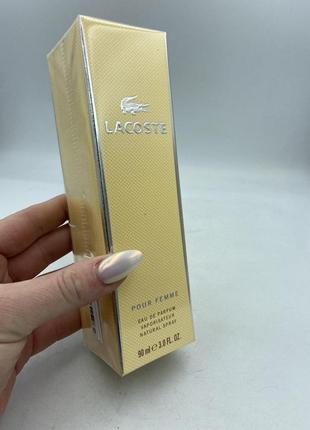 Lacoste pour femme парфюмированная вода 90 мл