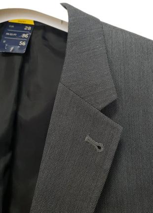 C&amp;a canda - 56 - пиджак мужской серый мужественный - short - короткий