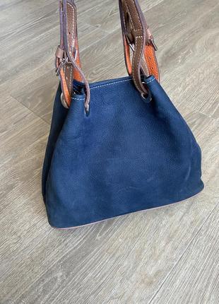 Сумка charles et charlus  tote bag cuir nubuck