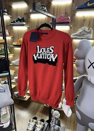 Світер lv red / black 2