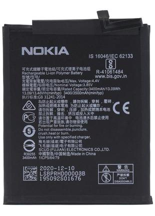 Акумулятор he376 / he377для nokia 8.1 / x71 / 8.1 plus, 3400 mah original prc