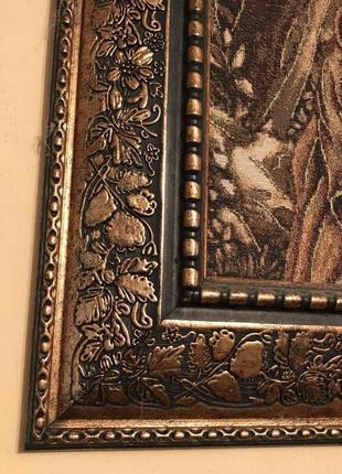 Ікона картина свято сім'я іусус на полотні з люрексом 50/87 см