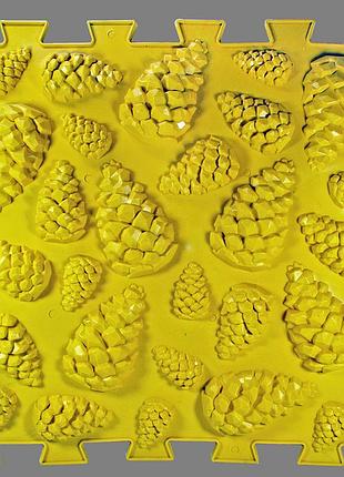 Ортопедический массажный коврик пазлы микс шишки 1 элемент