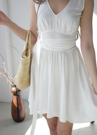 Бавовняна сукня міні