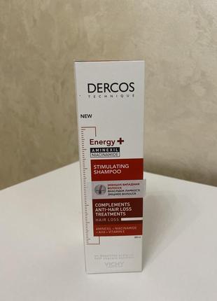 Віши dercos energy+ stimulating shampoo