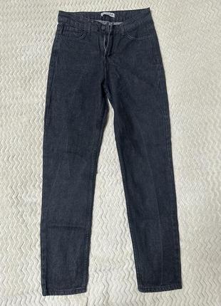 Нові чорні джинси straight з щільного котону gravity jeanswear