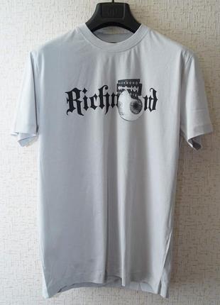 Чоловіча футболка john richmond світло-сірого кольору