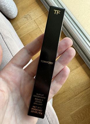 Новая помада tom ford slim lip color shine оттенок 100