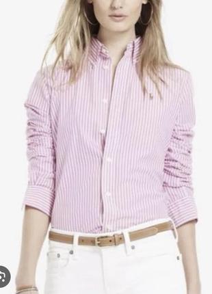 Polo ralph lauren женская рубашка, сорочка, рубашка в полоску, блузка, блуза