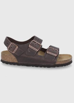 Сандали birkenstock шоколадного цвета