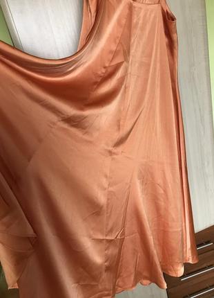 Атласное платье в бельевом стиле h&m zara cos massimo dutti mango
