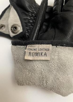 Кожаные перчатки romika р.10