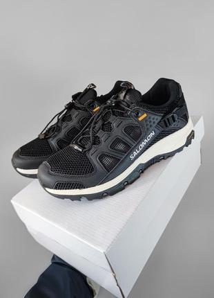 Мужские кроссовки salomon techamphibian black на весну premium качества, стильные и удобные кроссовки на каждый день