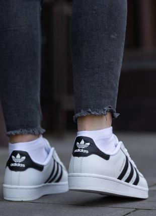 Женские кроссовки adidas superstar classic6 фото