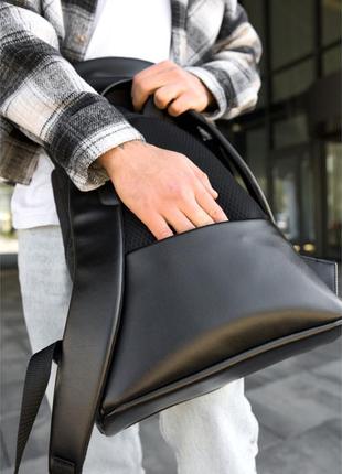 Чоловічий рюкзак sb rene option чорний `gr`7 фото