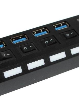 Usb hub разветвитель hi-speed 3.0 superspeed 4 порта 1tb