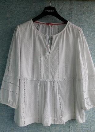 Дуже гарна блуза вишиванка батал відомого британського бренду joules.